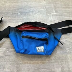 Herschel Supply Company Blue and Black Belt Bag